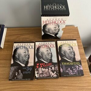 ALFRED HITCHCOCK COLLECTION VHS TAPES SET OF 3 SPECIAL EDITION